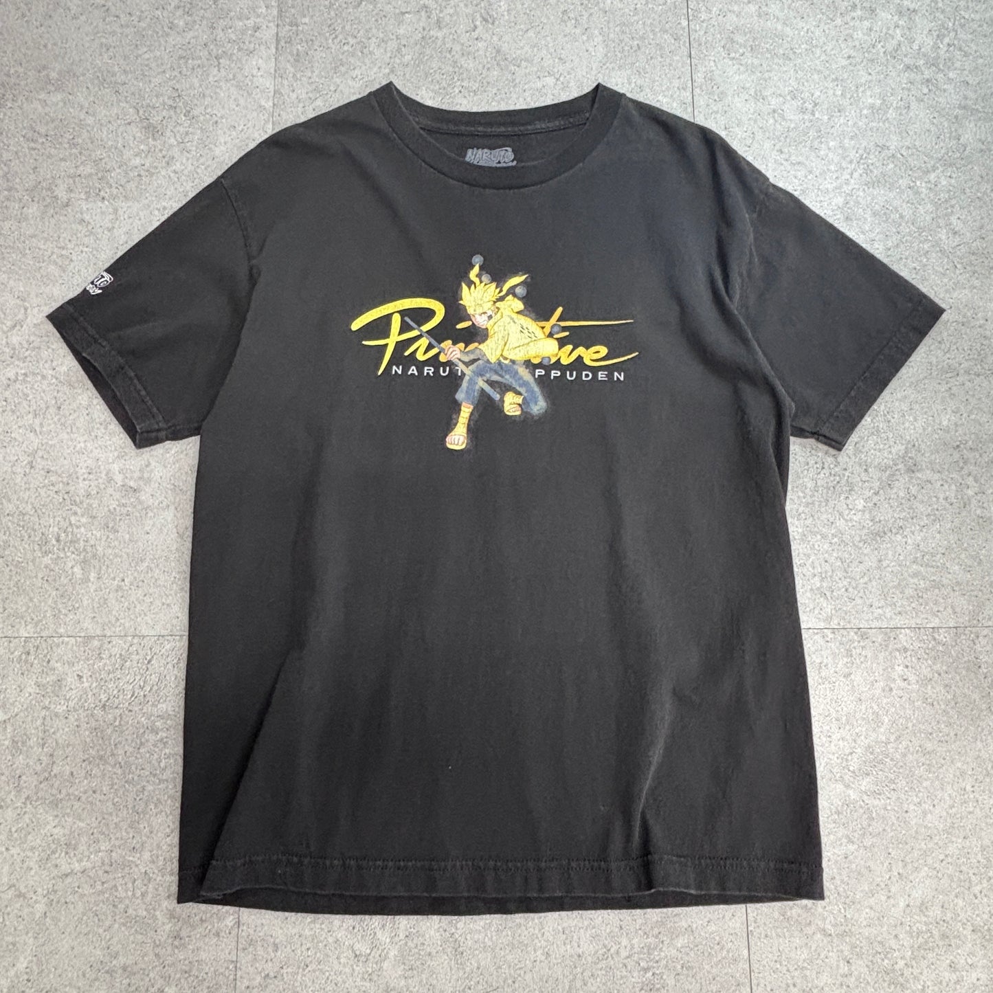 【NARUTO-ナルト- 疾風伝】Naruto Shippuden ナルト プリントTシャツ ブラック/7-36