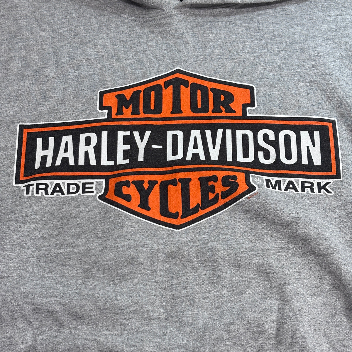 【Harley-Davidson Military Sales パーカー】ハーレーダビッドソン ミリタリー オーバーシーズツアー 両面 袖プリント XL 古着/9-4