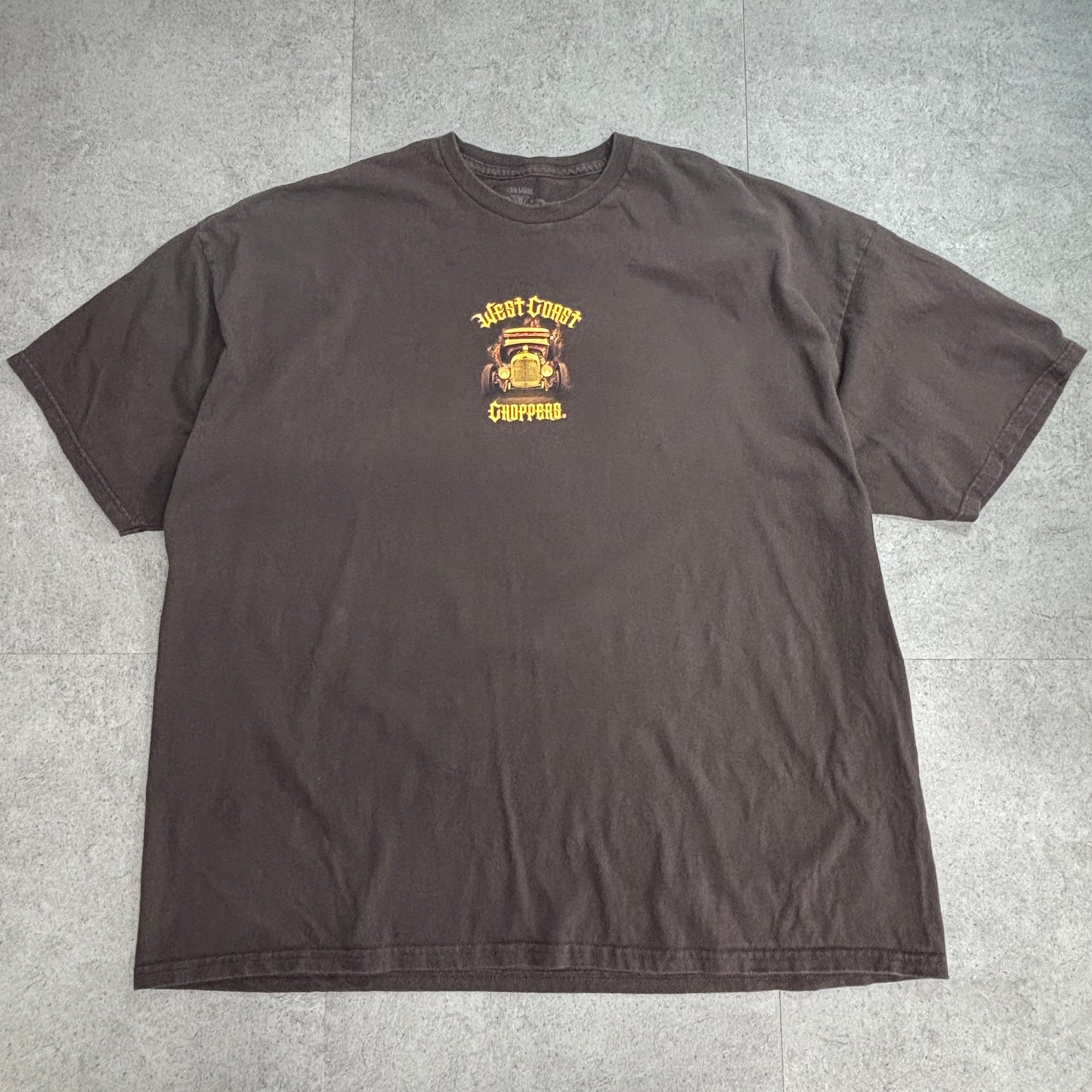 【West Coast Choppers ORIGINAL OUTLAW 両面プリントTシャツ】ウエストコーストチョッパーズ / バイカーT / チョッパー / XXX-LARGE/7-75