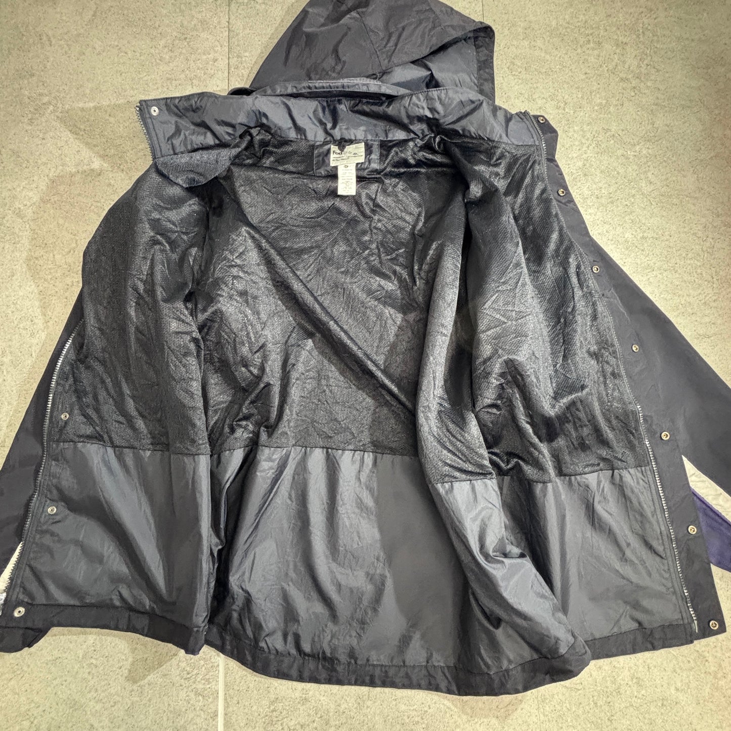 FedEx × VF Imagewear ナイロンジャケット / ワークジャケット / ブラック×パープル / XLサイズ1-14