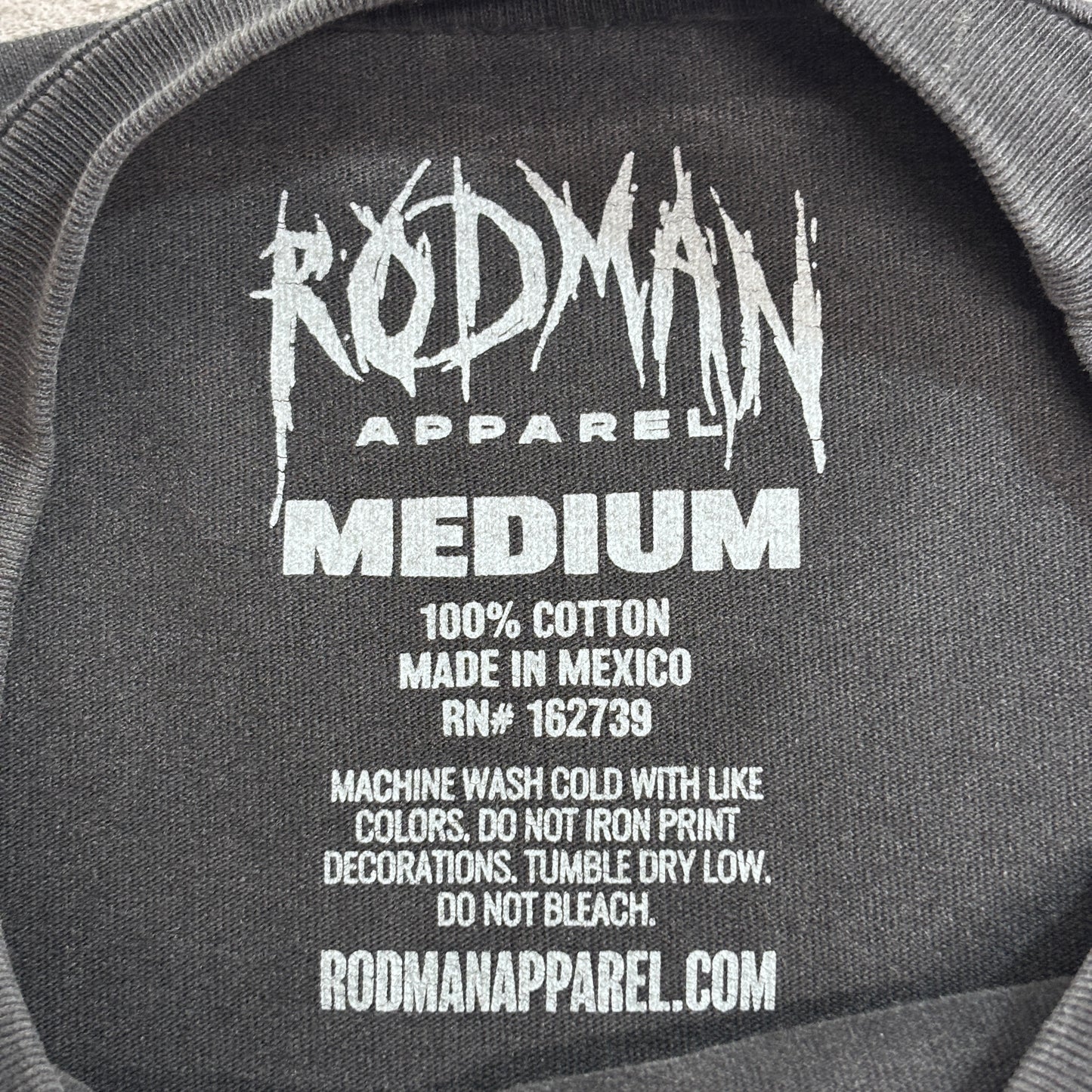 【Rodman Apparel Dennis Rodman “Bad Boy” プリントTシャツ】ブラックp/7-22