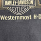 【HARLEY-DAVIDSON ノースリーブTシャツ】KAUAI HAWAII / 2011コピーライト / ブラック/7-84