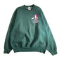 90s USA製 FRUIT OF THE LOOM TEAM OF CHOICE スウェット / グリーン / XL / ヴィンテージ クルーネック トレーナー/2-60