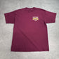【Harley-Davidson Dirt Track Edition 2000 プリントTシャツ】ハーレーダビッドソン モーターサイクル バーガンディ 古着/8-3