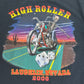【HIGH ROLLER】2006 Laughlin, Nevada バイカーイベント 両面プリント Tシャツ/7-92