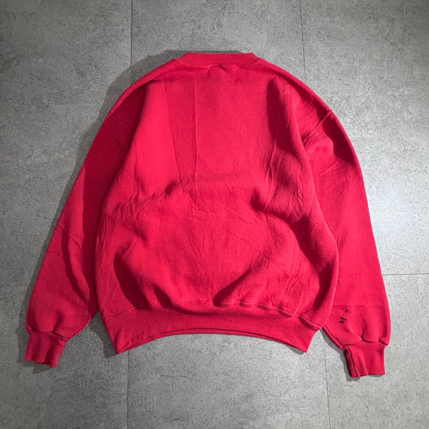 90s USA製 RUSSELL ATHLETIC OHIO STATE BUCKEYES スウェット M レッド 1996年製 オハイオ州立大学 ラッセル アスレチック カレッジロゴ/2-57