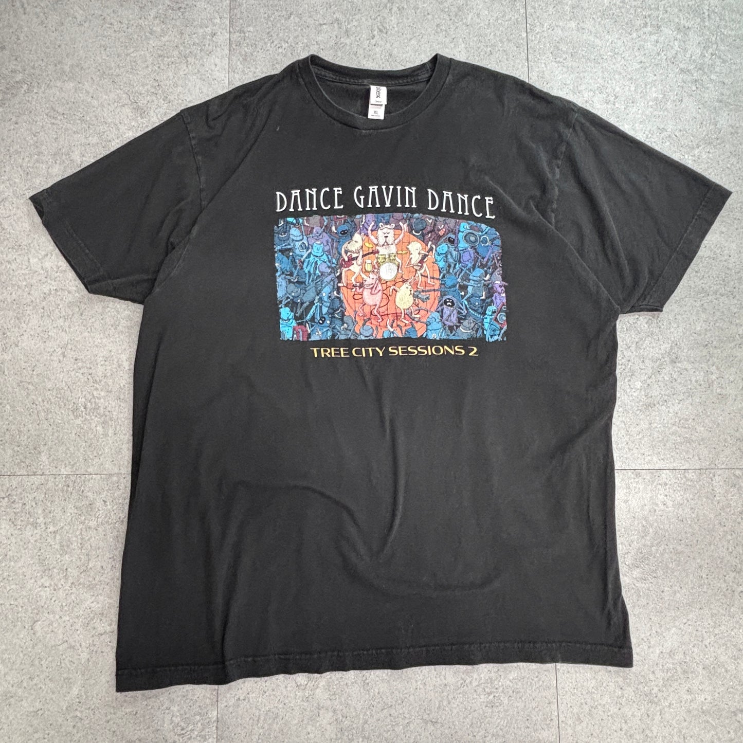 【Dance Gavin Dance TREE CITY SESSIONS 2 バンドTシャツ】ブラック / バックプリント / Tultex / XL / メキシコ製/6-15