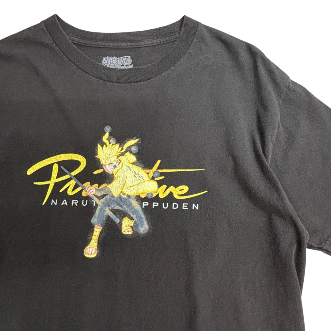 【NARUTO-ナルト- 疾風伝】Naruto Shippuden ナルト プリントTシャツ ブラック/7-36