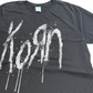 【Korn バンドTシャツ】Paciﬁc 両面プリント ブラック Lサイズ ロックT 古着/7-100