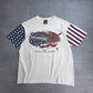 HARLEY-DAVIDSON USA製 WINGS OVER AMERICA 星条旗スリーブ 両面プリントTシャツ XL ハーレーダビッドソン メンフィス/4-34