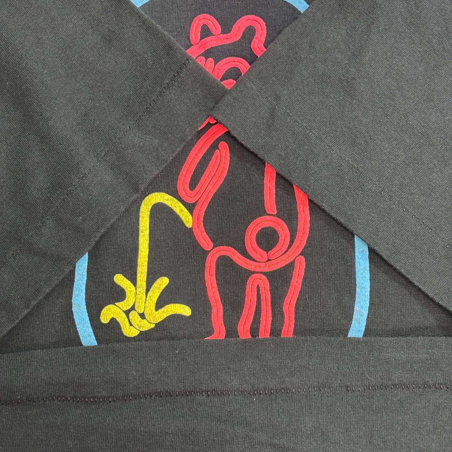 【90s USA製 BEAR WHIZ BEER 発泡プリントTシャツ】FRUIT OF THE LOOM / Bear Whiz Beer / 1988コピーライト / USA製/7-70