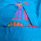 90s Laurel Burch Cat アートTシャツ USA製 シングルステッチ｜カラフル猫デザイン ヴィンテージ/3-47