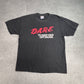 【90s D.A.R.E. “TO KEEP KIDS OFF DRUGS.” Tシャツ】Hanes XL ブラック USAファブリック アンチドラッグ 古着/8-38