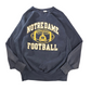 【90s USA製】Champion Reverse Weave スウェット XL 紺×イエロー ノートルダム大学 フットボール リバースウィーブ　フェード