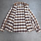 【FIVE BROTHER ヘビーフランネルシャツ】ファイブブラザー USA製 ブラウンチェック ネルシャツ 古着/8-11
