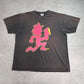 【Psychopathic Records Hatchetman 両面プリントTシャツ】DELTA PRO WEIGHT XL ブラック フェード ICP系 古着/8-41