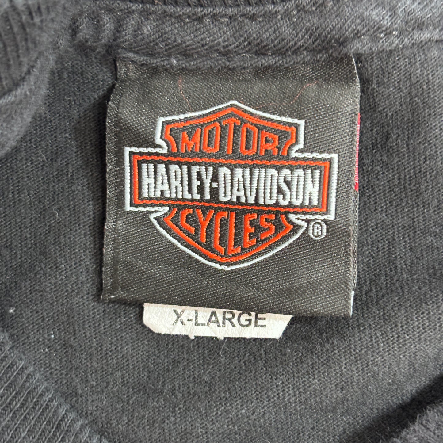 【HARLEY-DAVIDSON Lynchburg Tennessee 両面プリントTシャツ】2013年 XL ブラック USAディーラーTシャツ/8-43