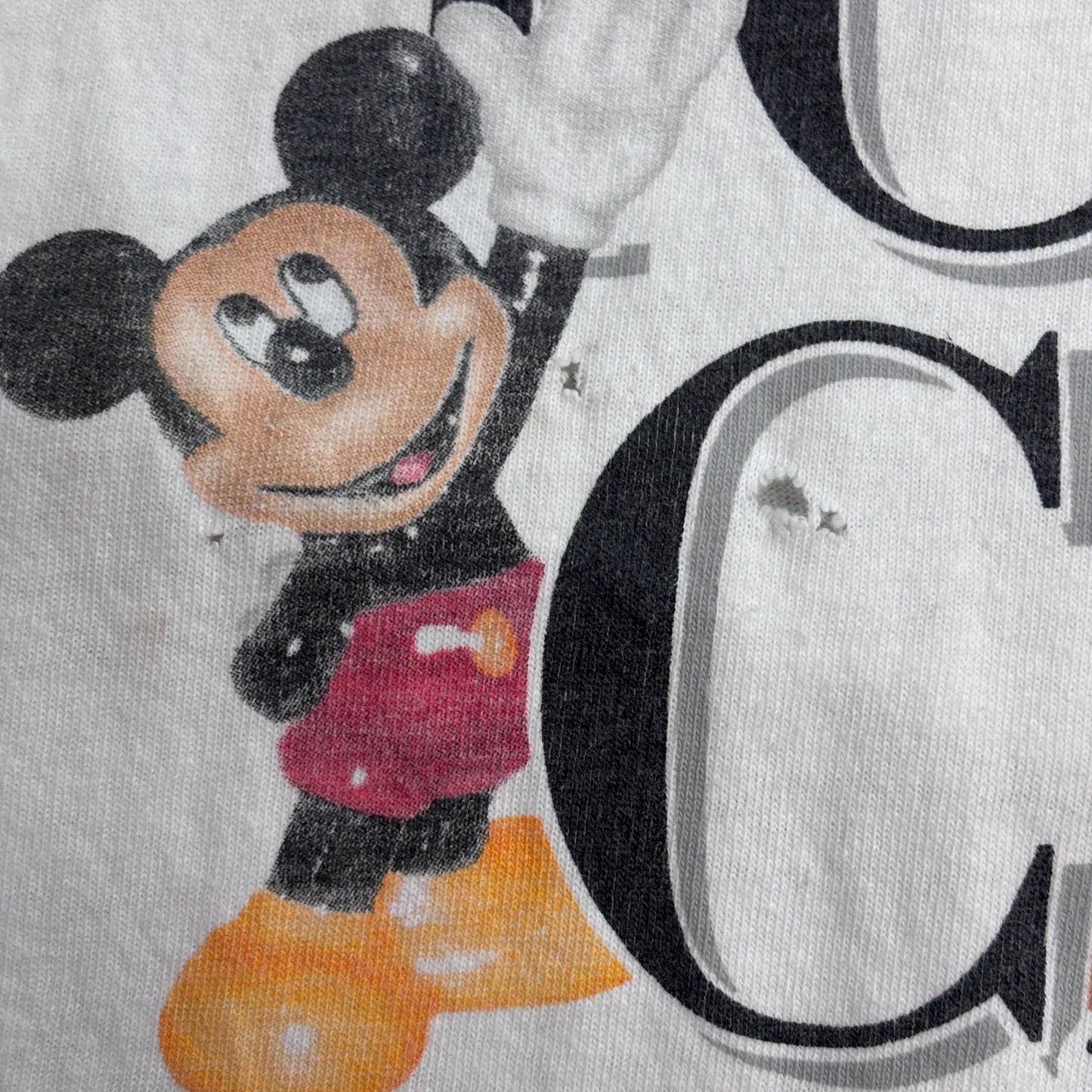 【90s USA製 The Disney Store NEW YORK CITY ミッキーマウス Tシャツ】The Disney Store / NEW YORK CITY / USA製 / ミッキーマウス/7-74