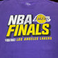 【NBA公式】LOS ANGELES LAKERS ファイナル記念Tシャツ｜NBA FINALS ヴィンテージ風 バスケ ストリート系