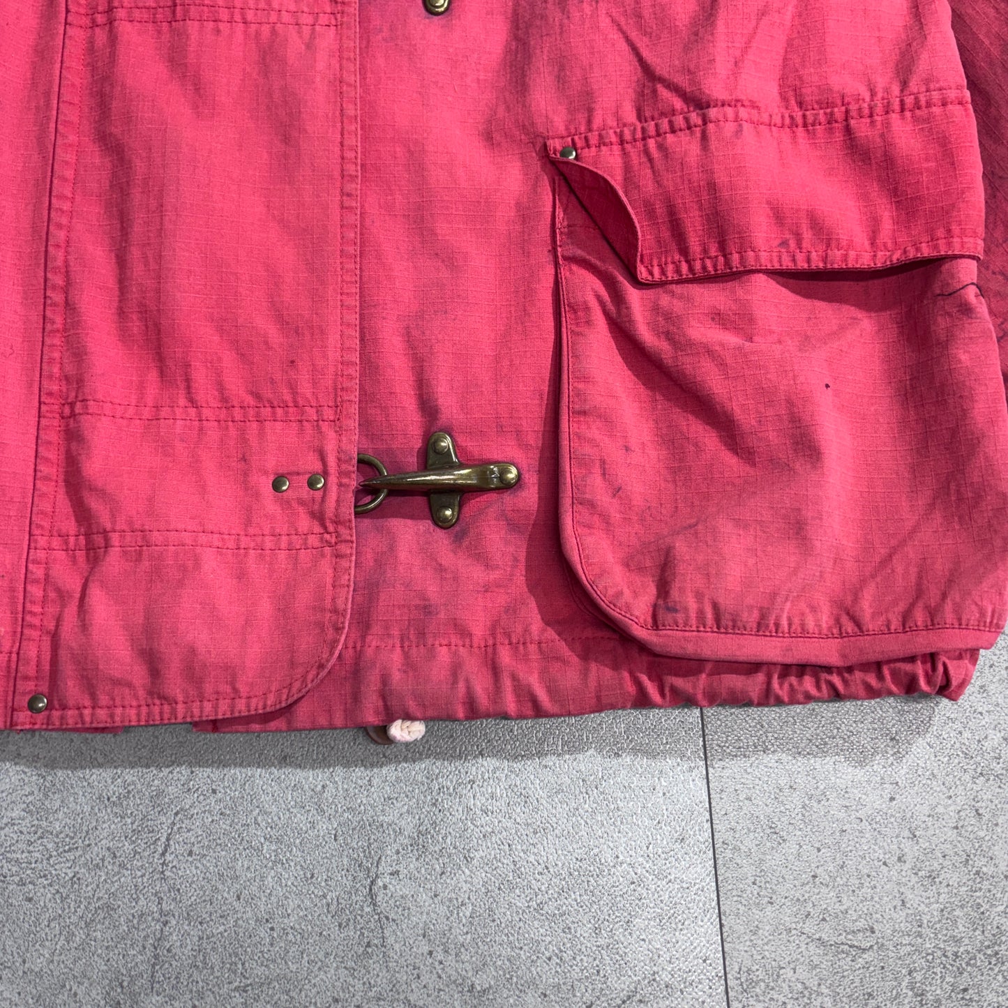 90s Samas ファイヤーマンジャケット / イタリア製 / コットンキャンバス / ピンク / ヨーロッパヴィンテージ1-8