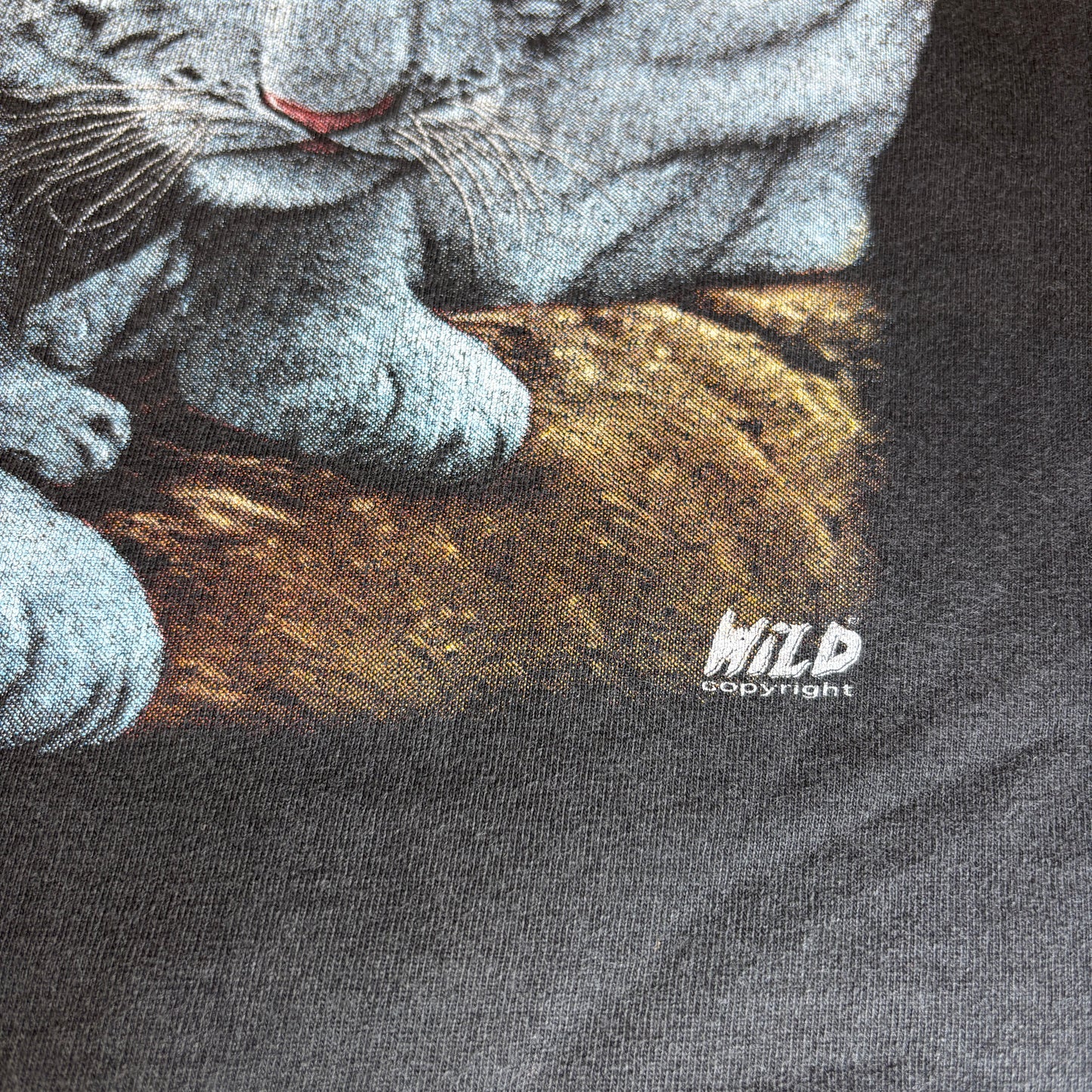 【WILD LIFE】ホワイトタイガー親子Tシャツ｜アニマルフォトリアルプリント