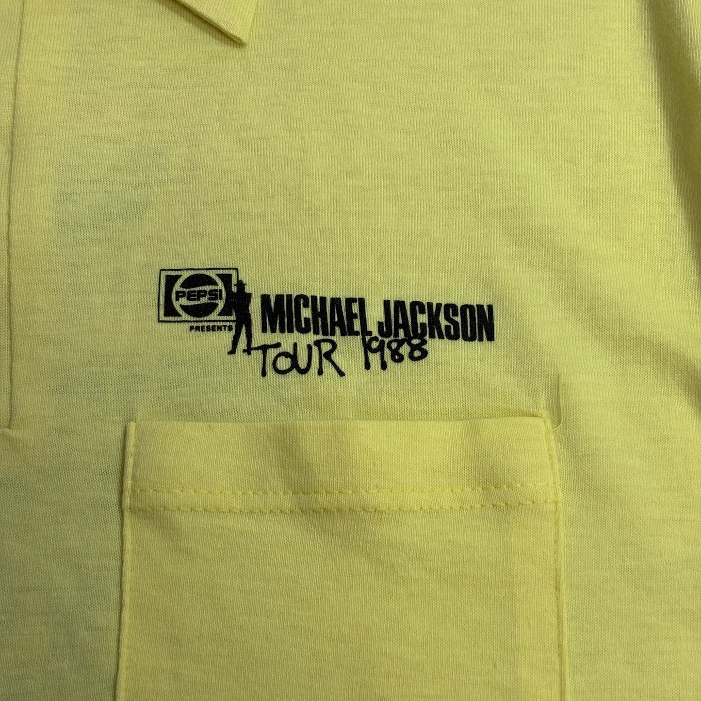 1988 Michael Jackson Tour ポロシャツ Pepsi ツアー ヴィンテージ USA製 XL/7-49