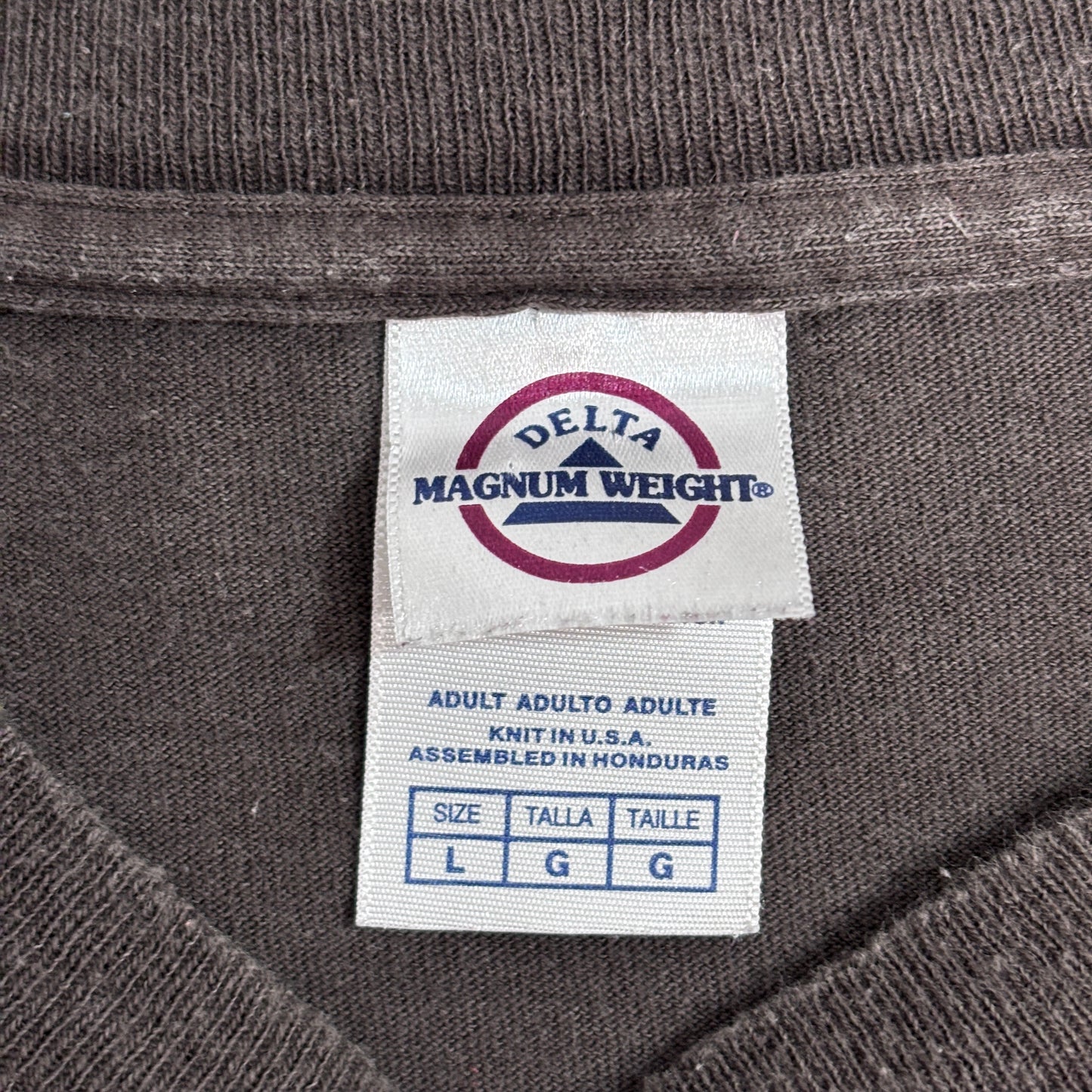 The Simpsons Homer “Ladies Man” プリントTシャツ ブラウン L Delta Magnum Weight ユーモア キャラクターT/4-6