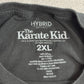【The Karate Kid 1984 Cobra Kai プリントTシャツ】HYBRID APPAREL 2XL ブラック 映画Tシャツ/8-42