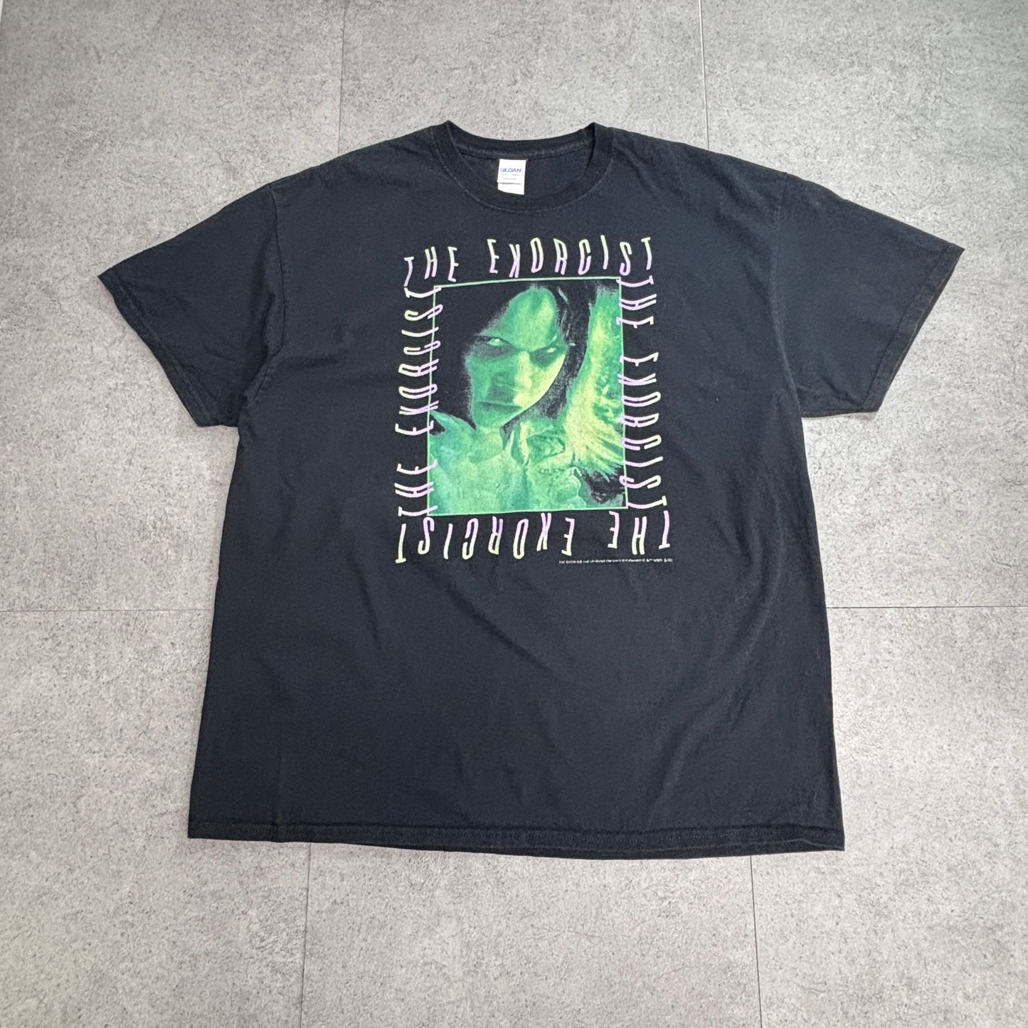 【THE EXORCIST 映画プリントTシャツ】THE EXORCIST /GILDAN / ブラック/7-83