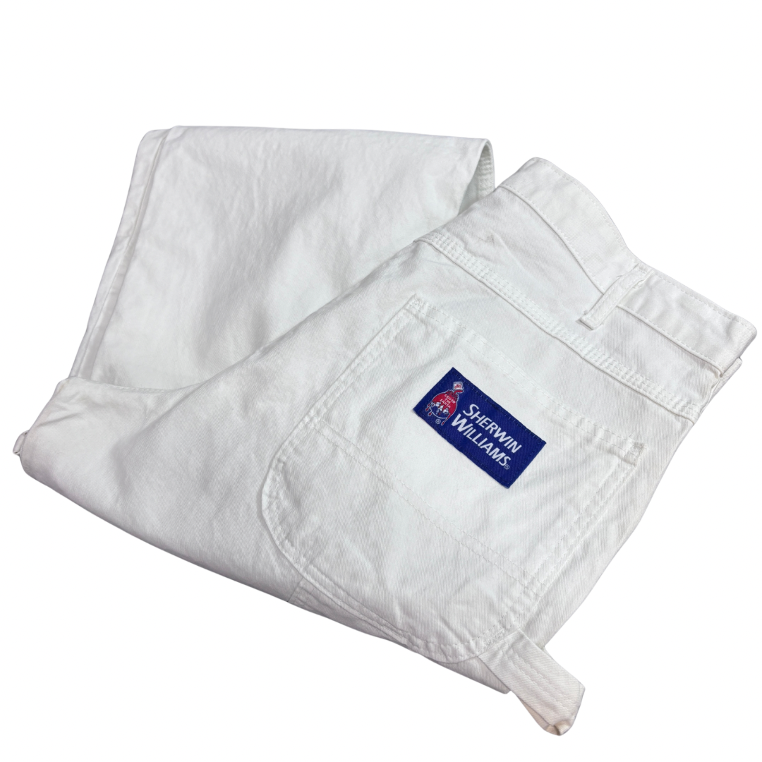 Dickies ペインターパンツ ホワイト 34×30 Sherwin-Williams 2019年製 ワークパンツ/8-20