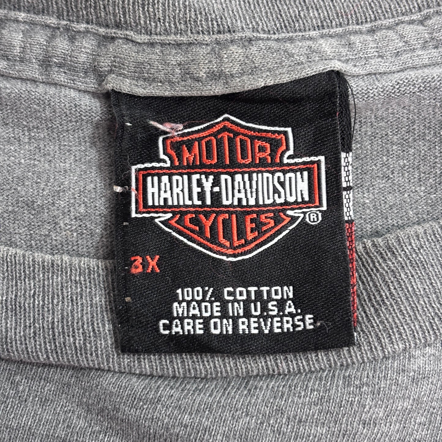 【Harley-Davidson 2004 Sturgis ロングスリーブTシャツ】ブラックヒルズラリー 両面 袖プリント USA製 3X 古着/8-14