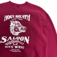 USA製 HOG’S BREATH SALOON スウェット バーガンディ L KEY WEST 豚プリント バックプリント/3-55