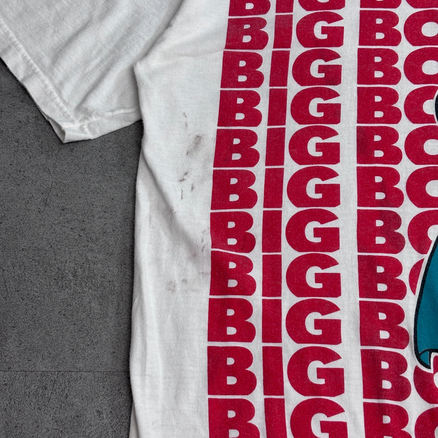 【Dick Tracy “BIG BOY” Tシャツ】Disney ディック・トレイシー BIG BOY キャラクターTシャツ ©Disney ヴィンテージ/7-90