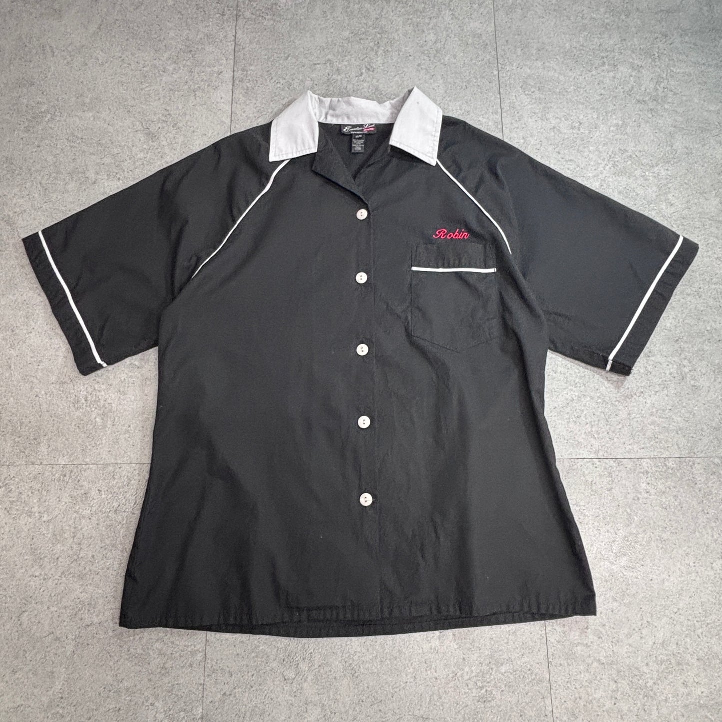 【Power Paragon / Power Systems Group ボウリングシャツ ブラック XL/TG】8-30