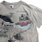 【STEAMBOAT COLORADO アニマルプリントTシャツ】USA製 BASICS 90s ネイチャー アウトドア L/7-29