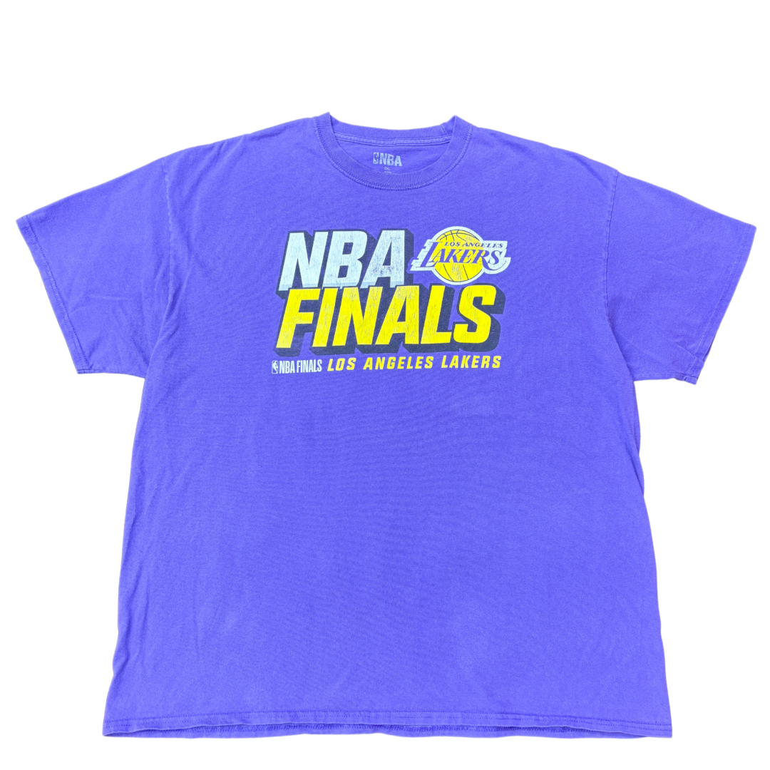 【NBA公式】LOS ANGELES LAKERS ファイナル記念Tシャツ｜NBA FINALS ヴィンテージ風 バスケ ストリート系