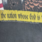【90s DELTA “AMERICA it’s time to pray.” イーグル 両面プリントTシャツ】1995年 USAファブリック XL/7-28