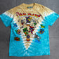 【Grateful Dead LIQUID BLUE JAM BAKE タイダイTシャツ】両面プリント ベージュ×ターコイズ Mサイズ/8-66
