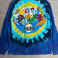 【Grateful Dead SUMMERTIME タイダイ ロングスリーブTシャツ】Liquid Blue ダンシングベア スカル サーフ 両面プリント 2000s 古着/8-67