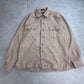 【JUDD INC. ヘリンボーン ウールシャツ】Imported Fabric エルボーパッチ ブラウン L/8-73
