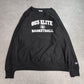 【Champion REVERSE WEAVE 865 ELITE BASKETBALL スウェット】チャンピオン リバースウィーブ 3XL ブラック バスケットボール 古着/9-13