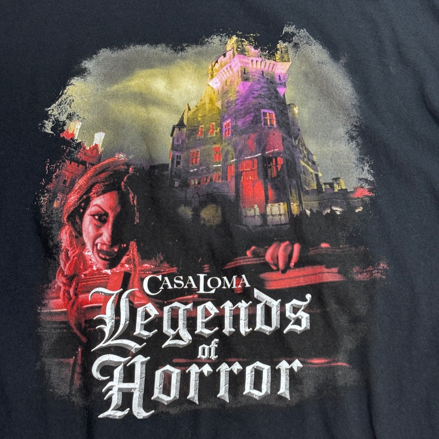 【Casa Loma Legends of Horror プリントTシャツ】GILDAN / ホラー / イベントTシャツ / XL/7-76