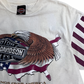 HARLEY-DAVIDSON USA製 WINGS OVER AMERICA 星条旗スリーブ 両面プリントTシャツ XL ハーレーダビッドソン メンフィス/4-34