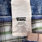 Levi’s USA製 チェックライナー 中綿デニムジャケット LARGE ブルーデニム ブランケットライナー/4-1