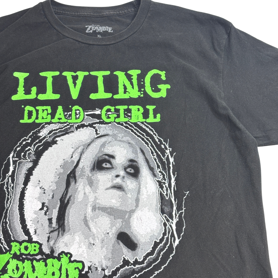 【ROB ZOMBIE “LIVING DEAD GIRL” プリントTシャツ】ROB ZOMBIE / LIVING DEAD GIRL / オフィシャルライセンス / 2016コピーライト/7-72