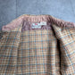 【70s 〜80s FRUIT OF THE LOOM ウールチェックシャツ】ポーランド製 75% WOOL ベージュ L 古着/8-70