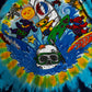 【Grateful Dead SUMMERTIME タイダイ ロングスリーブTシャツ】Liquid Blue ダンシングベア スカル サーフ 両面プリント 2000s 古着/8-67