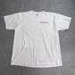 【3Musketeers プリントTシャツ】スリーマスケティアーズ チョコレートバー GILDANボディ XL 企業T 古着/8-6