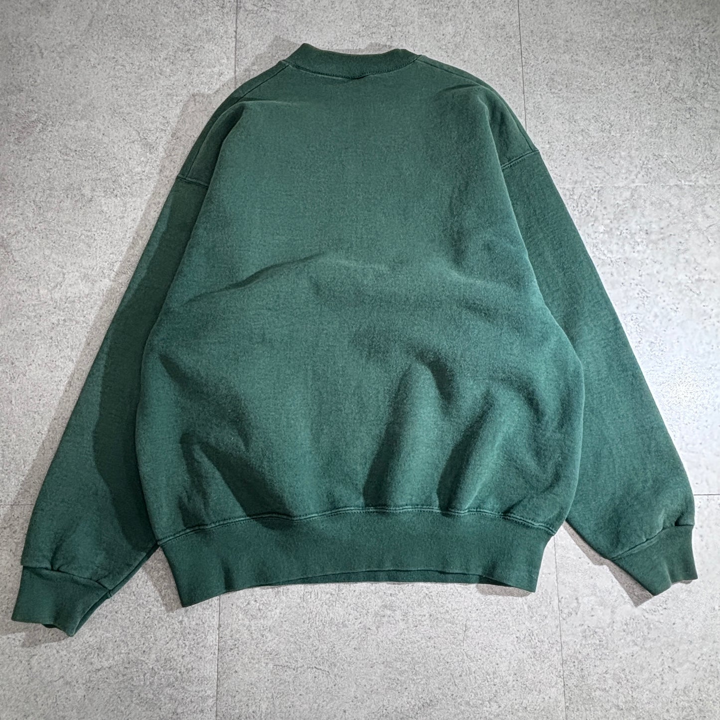 90s USA製 FRUIT OF THE LOOM TEAM OF CHOICE スウェット / グリーン / XL / ヴィンテージ クルーネック トレーナー/2-60