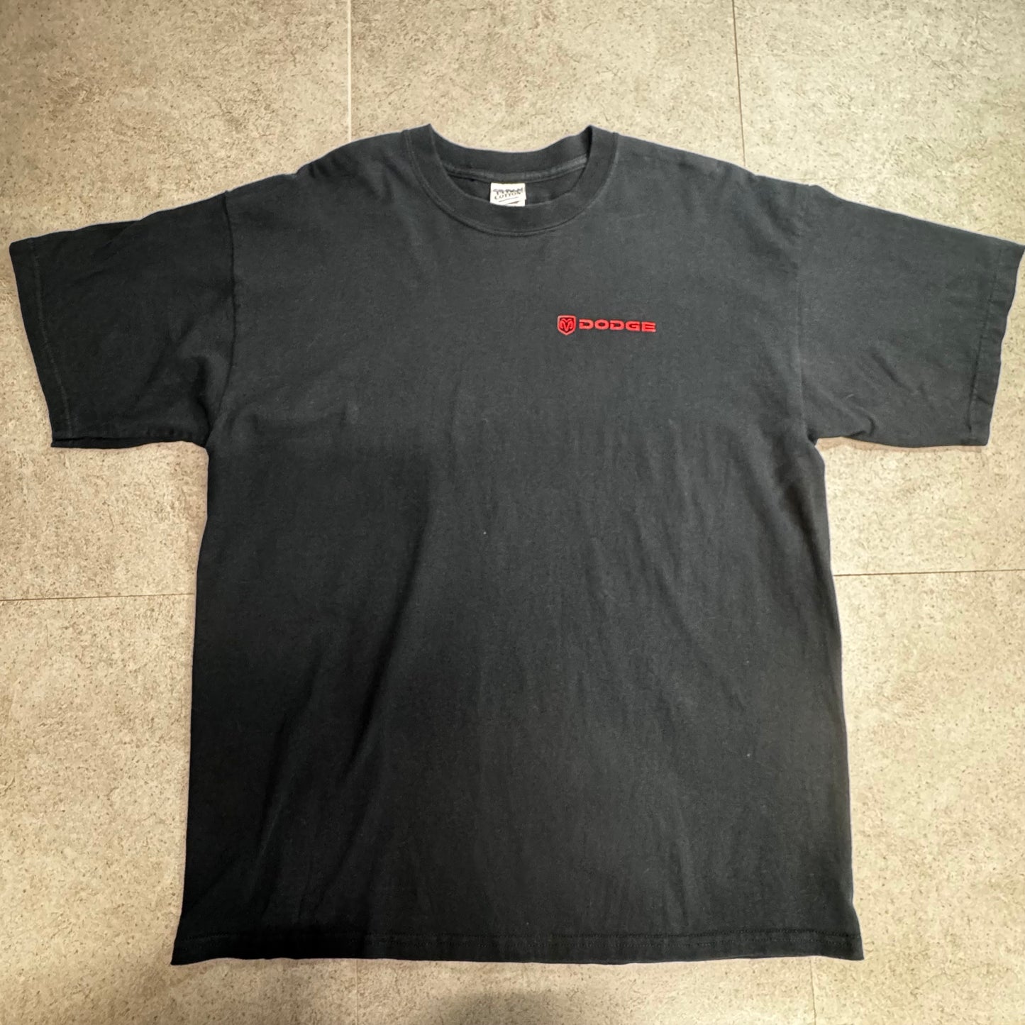 DODGE × Cummins “Get Torqued.” バックプリントTシャツ GILDAN Ultra Cotton XL ブラック/7-47